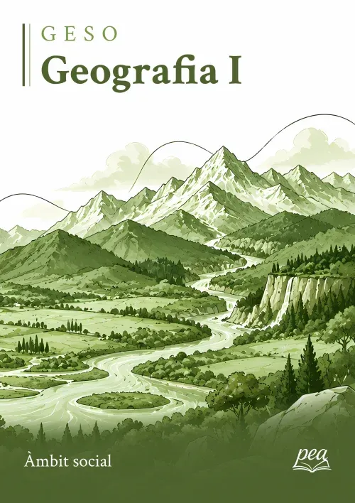 Portada del llibre Geografia I · Àmbit social · GESO