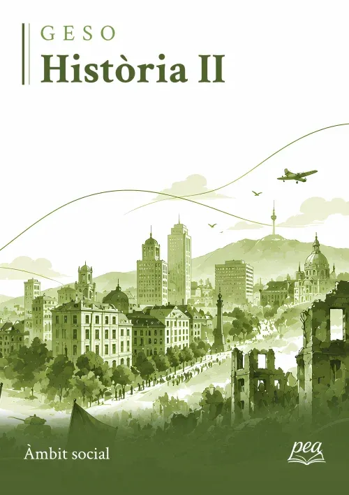Portada del llibre Història II · Àmbit social · GESO