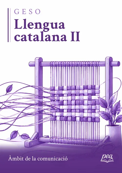 Portada del llibre Llengua catalana II · Àmbit de la comunicació · GESO