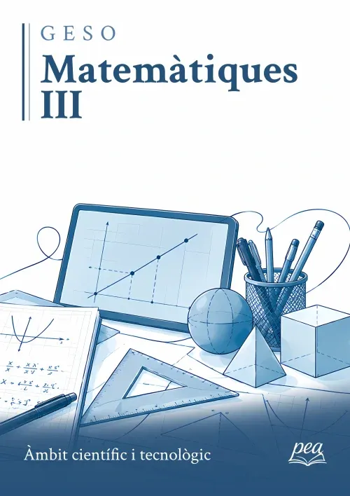 Portada del llibre Matemàtiques III · Àmbit cientificotecnològic · GESO