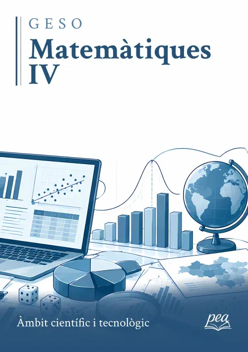 Portada del llibre Matemàtiques IV · Àmbit cientificotecnològic · GESO
